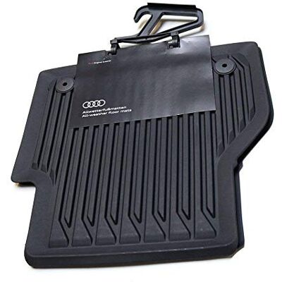Tapis en caoutchouc Audi 4K0061511041 - Arrière Noirs Tapis en caoutchouc Audi 4K0061511041 - Arrière Noirs
