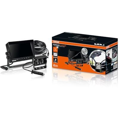 OSRAM Système de caméra de recul filaire ROADsight, OCS700N, écran AHD 7 pouces, HD 1080p, grand angle 120°, jusqu'à 2 caméras OSRAM Système de caméra de recul filaire ROADsight, OCS700N, écran AHD 7 pouces, HD 1080p, grand angle 120°, jusqu'à 2 caméras
