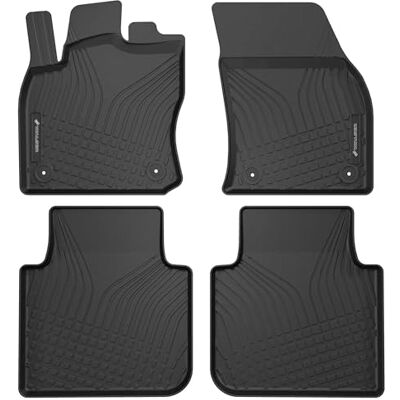 Walser Premium Tapis de sol auto compatible avec VW Tiguan Allspace (BW2, BJ2) 03/2017-auj., tapis caoutchouc auto 100% ajusté made in EU, tapis de sol auto robuste Walser Premium Tapis de sol auto compatible avec VW Tiguan Allspace (BW2, BJ2) 03/2017-auj., tapis caoutchouc auto 100% ajusté made in EU, tapis de sol auto robuste