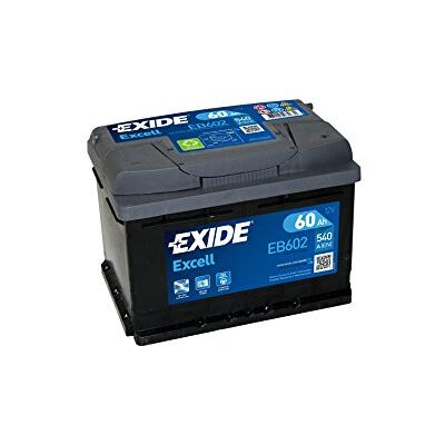 Exide Excell EB602 Batterie de Voiture 60Ah 540A Exide Excell EB602 Batterie de Voiture 60Ah 540A