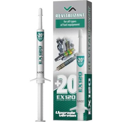 XADO Additif EX120 avec Revitalizant® pour tous les types d'injecteurs de carburant et systèmes de réparation et de protection contre l'usure XADO Additif EX120 avec Revitalizant® pour tous les types d'injecteurs de carburant et systèmes de réparation et de protection contre l'usure