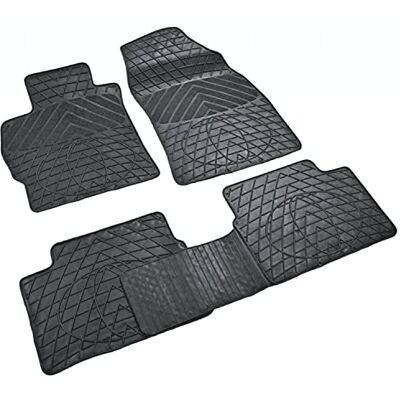 akhan-tuning FM-1230 Jeu de tapis de sol en caoutchouc Auris (E15) 2006-2012 Noir akhan-tuning FM-1230 Jeu de tapis de sol en caoutchouc Auris (E15) 2006-2012 Noir