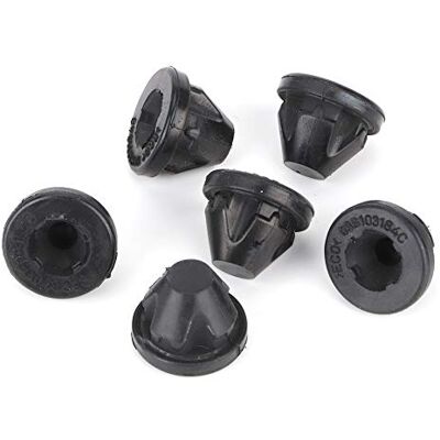 EBTOOLS pour cache moteur seat ibiza Oeillet de Couvercle de Moteur 6 Pièces Garniture D'œillet en Caoutchouc de Couvercle de Moteur 03G103184C Adapté pour PD100 PD140 PD170 EBTOOLS pour cache moteur seat ibiza Oeillet de Couvercle de Moteur 6 Pièces Garniture D'œillet en Caoutchouc de Couvercle de Moteur 03G103184C Adapté pour PD100 PD140 PD170