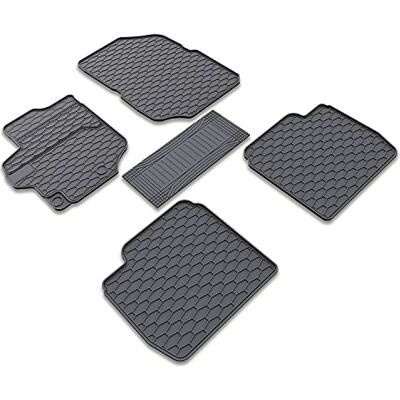 akhan-tuning FM-1031 Jeu de tapis de sol en caoutchouc Gris akhan-tuning FM-1031 Jeu de tapis de sol en caoutchouc Gris