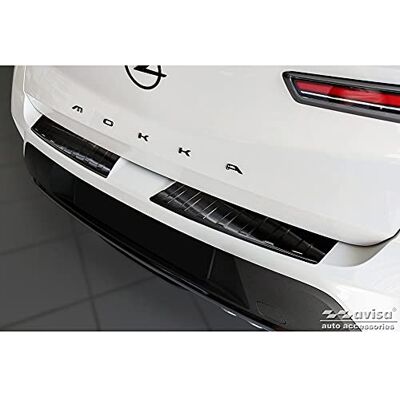 Avisa Protection de seuil arrière inox noir compatible avec Opel Mokka II 2020- 'Ribs' (2-piecès) Avisa Protection de seuil arrière inox noir compatible avec Opel Mokka II 2020- 'Ribs' (2-piecès)