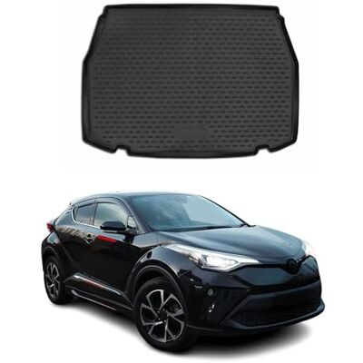 OMAC Tapis de coffre de voiture Compatible avec Toyota C-HR 2016-2022 Coupe 3D Bord haut antidérapant en TPE Tapis de coffre toutes saisons Noir OMAC Tapis de coffre de voiture Compatible avec Toyota C-HR 2016-2022 Coupe 3D Bord haut antidérapant en TPE Tapis de coffre toutes saisons Noir