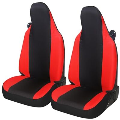 Lupex - Housses pour sièges avant - Compatible avec Smart fortwo W450,W451,W453 - Fabriqué en Italie Lupex - Housses pour sièges avant - Compatible avec Smart fortwo W450,W451,W453 - Fabriqué en Italie