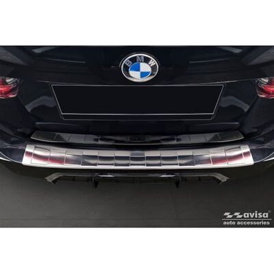 Avisa Protection de seuil arrière inox compatible avec BMW Série 3 Touring (G21) Facelift 2022- avec Pacquet-M 'Ribs' Avisa Protection de seuil arrière inox compatible avec BMW Série 3 Touring (G21) Facelift 2022- avec Pacquet-M 'Ribs'
