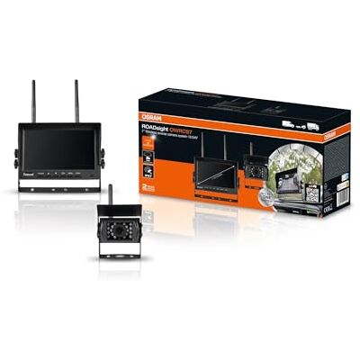 OSRAM Système de caméra de recul sans fil ROADsight, OWRCS7, écran AHD 7 pouces, HD 1080p, jusqu'à 4 caméras OSRAM Système de caméra de recul sans fil ROADsight, OWRCS7, écran AHD 7 pouces, HD 1080p, jusqu'à 4 caméras