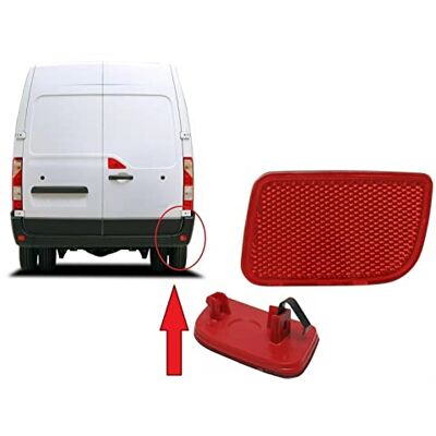 ATU Réflecteur Pare-Choc Arrière Droit compatible pour Master III, Movano B, NV400 2011-2019 OE: 8200152643 ATU Réflecteur Pare-Choc Arrière Droit compatible pour Master III, Movano B, NV400 2011-2019 OE: 8200152643