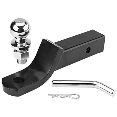 KIMISS support de boule d'attelage de remorque, récepteur d'attelage de flèche de support de boule de remorque de 2 pouces / 50mm pour remorquer le camion de caravane de barre de remorquage KIMISS support de boule d'attelage de remorque, récepteur d'attelage de flèche de support de boule de remorque de 2 pouces / 50mm pour remorquer le camion de caravane de barre de remorquage