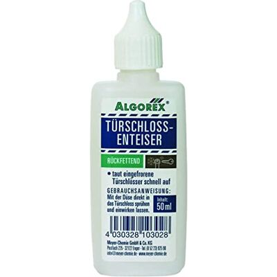 Algorex HP Accessoires voiture 90300099125 Dégivreur de serrure de porte, 50 ml Algorex HP Accessoires voiture 90300099125 Dégivreur de serrure de porte, 50 ml