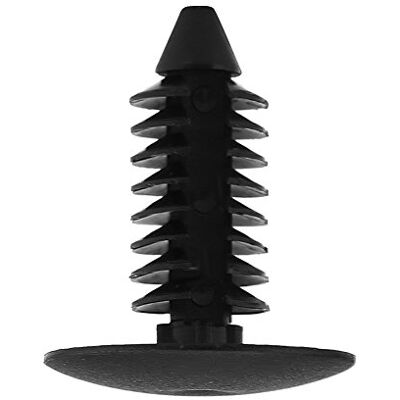 Hlyjoon 100pcs clips de rivet en nylon noir, rivets attache de porte/garde-boue/pare-chocs de voiture vis de trou de 7,5 mm poussez le clip de retenue universellegrapas coche push retainer plugs+clip Hlyjoon 100pcs clips de rivet en nylon noir, rivets attache de porte/garde-boue/pare-chocs de voiture vis de trou de 7,5 mm poussez le clip de retenue universellegrapas coche push retainer plugs+clip