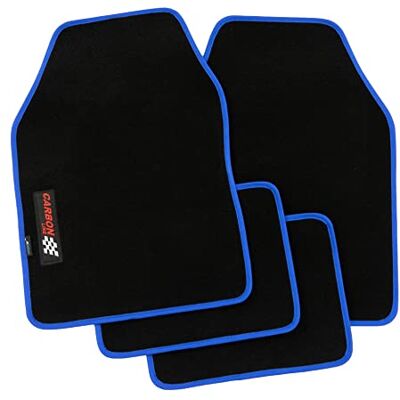 Petex 11380005 Tapis de voiture Universal Carbon, 4 pièces, Bleu Petex 11380005 Tapis de voiture Universal Carbon, 4 pièces, Bleu