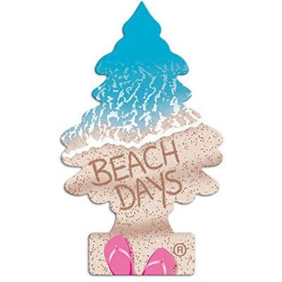 WUNDER-BAUM ARBRE MAGIQUE Désodorisant Voiture, Sapin Voiture, Beach days WUNDER-BAUM ARBRE MAGIQUE Désodorisant Voiture, Sapin Voiture, Beach days