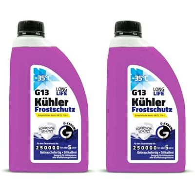 Gamix Antigel G13 Liquide de refroidissement prêt à l'emploi pour voiture Protection contre le gel jusqu'à -35 °C Longlife 5 ans 1 l Gamix Antigel G13 Liquide de refroidissement prêt à l'emploi pour voiture Protection contre le gel jusqu'à -35 °C Longlife 5 ans 1 l