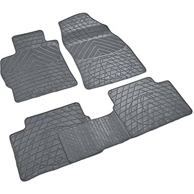 akhan-tuning FM-1201 Jeu de tapis de sol en caoutchouc Corolla (E15) à partir de 2007 Gris akhan-tuning FM-1201 Jeu de tapis de sol en caoutchouc Corolla (E15) à partir de 2007 Gris