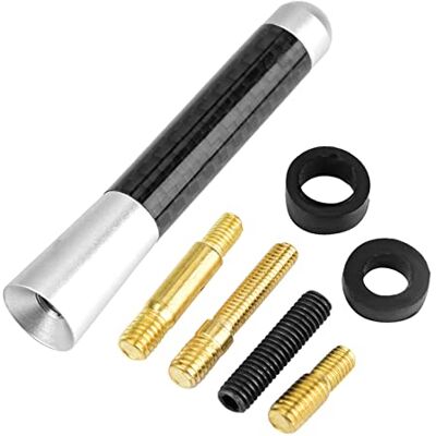 Bediffer Antenne de Voiture de 3, Antenne de Remplacement de Voiture de 3 Pouces, Antenne Courte D'antenne de Radio de Vis de Fibre de Carbone pour la Modification Universelle de Bediffer Antenne de Voiture de 3, Antenne de Remplacement de Voiture de 3 Pouces, Antenne Courte D'antenne de Radio de Vis de Fibre de Carbone pour la Modification Universelle de