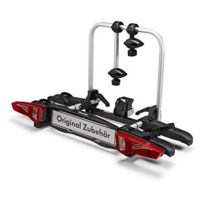Volkswagen 000071105K Basic Porte-vélos arrière avec attelage de remorque pliable Volkswagen 000071105K Basic Porte-vélos arrière avec attelage de remorque pliable