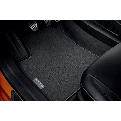 Renault 8201711349 – Tapis de voiture d'origine en tissu Comfort – Lot de 4 New Clio 5 Renault 8201711349 – Tapis de voiture d'origine en tissu Comfort – Lot de 4 New Clio 5