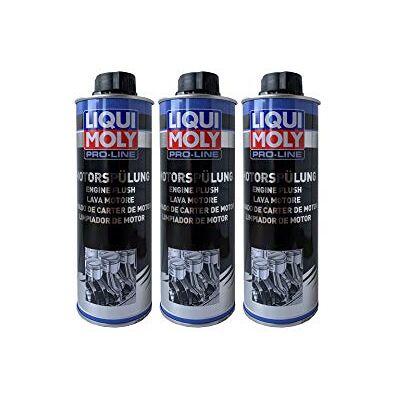 Liqui Moly 2427 PRO-LINE Lot de 3 flacons de produit nettoyant pour moteur 500 ml Liqui Moly 2427 PRO-LINE Lot de 3 flacons de produit nettoyant pour moteur 500 ml