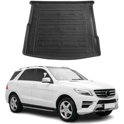 OMAC Bac de coffre compatible avec Mercedes Classe M W166 2011-2015 en caoutchouc TPE Tapis de coffre imperméable pour toutes les saisons OMAC Bac de coffre compatible avec Mercedes Classe M W166 2011-2015 en caoutchouc TPE Tapis de coffre imperméable pour toutes les saisons