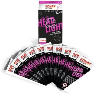 SONAX PROFILINE Headlight coating (50 ml) protection céramique longue durée pour phares en plastique Réf: 02765410 SONAX PROFILINE Headlight coating (50 ml) protection céramique longue durée pour phares en plastique Réf: 02765410