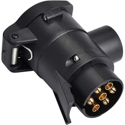 KSTE Adaptateur 13 Broches 7, 7 à 13 Broches Remorque Voiture Adaptateur Socket Branchez Convertisseur Caravan connecteur 12V de remorquage Dispositif d'attelage KSTE Adaptateur 13 Broches 7, 7 à 13 Broches Remorque Voiture Adaptateur Socket Branchez Convertisseur Caravan connecteur 12V de remorquage Dispositif d'attelage