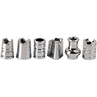 LK Trend & Style Lot de 6 tueurs de braises chromés assortis pour cendriers, tueurs de braises, extincteurs de braises LK Trend & Style Lot de 6 tueurs de braises chromés assortis pour cendriers, tueurs de braises, extincteurs de braises