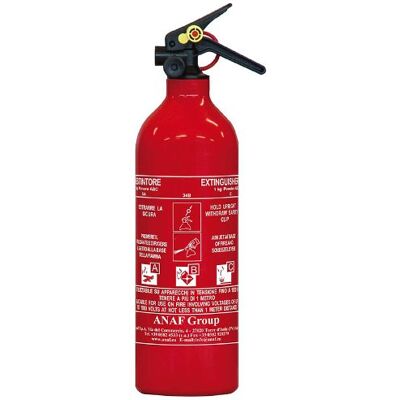 Cora 000126801 Extincteur à Poudre Classe 5A 34B -C 1 kg avec Support Cora 000126801 Extincteur à Poudre Classe 5A 34B -C 1 kg avec Support