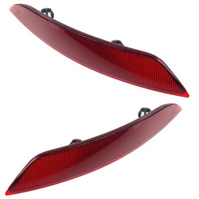GAOHOU ® 1 paire de réflecteurs de pare-chocs arrière rouges pour pare-chocs arrière gauche et droit Compatible avec VW Golf MK6 2009-2013 GAOHOU ® 1 paire de réflecteurs de pare-chocs arrière rouges pour pare-chocs arrière gauche et droit Compatible avec VW Golf MK6 2009-2013
