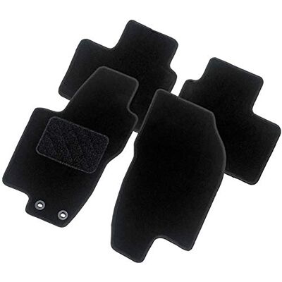 AUTO-STYLE AutoStyle Set de tapis de sol compatible avec Toyota Yaris 5 portes 2003-2006 AUTO-STYLE AutoStyle Set de tapis de sol compatible avec Toyota Yaris 5 portes 2003-2006