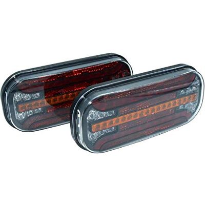 Fristom FT-230 Feux arrière LED gauche et droite 12 V/24 V 5 pôles baïonnette, KZL RFS NSL remorque camion feu arrière Fristom FT-230 Feux arrière LED gauche et droite 12 V/24 V 5 pôles baïonnette, KZL RFS NSL remorque camion feu arrière