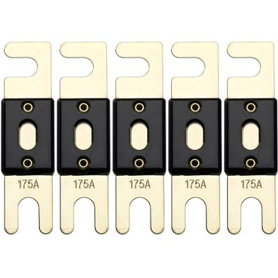 Offgridtec Lot de 5 fusibles ANL DIN43560/1 175 A 72 V Offgridtec Lot de 5 fusibles ANL DIN43560/1 175 A 72 V