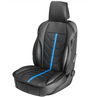 Walser housse de siège de voiture, universel housse de siège et coussin de protection noir-bleu Kimi, housse de siège compatible avec 95% de automóviles (Voiture/Berline/SUV/Camionnette/Fourgon) Walser housse de siège de voiture, universel housse de siège et coussin de protection noir-bleu Kimi, housse de siège compatible avec 95% de automóviles (Voiture/Berline/SUV/Camionnette/Fourgon)