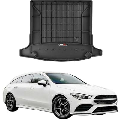 OMAC Tapis de coffre antidérapant pour voiture Compatible avec Mercedes CLA X118 Shooting Brake 2019-2022 Premium 3D Tapis de coffre Ajustement parfait Protection de coffre Bord haut en caoutchouc Noir OMAC Tapis de coffre antidérapant pour voiture Compatible avec Mercedes CLA X118 Shooting Brake 2019-2022 Premium 3D Tapis de coffre Ajustement parfait Protection de coffre Bord haut en caoutchouc Noir