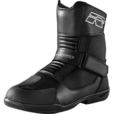 Road Bottes d'été 2.0, fermeture Velcro, coutures renforcées, empiècement réfléchissant, extérieur en cuir de vachette, intérieur en polyester, semelle en caoutchouc Road Bottes d'été 2.0, fermeture Velcro, coutures renforcées, empiècement réfléchissant, extérieur en cuir de vachette, intérieur en polyester, semelle en caoutchouc