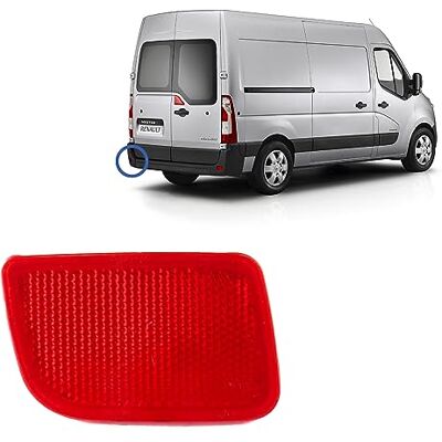 STARKIT PERFORMANCE Catadioptre compatible pour Master 3, Scenic 2, Grand Scenic 2, Movano B et NV400 (à partir de 2010) RÉFLECTEUR ARRIÈRE GAUCHE Pare-chocs arrière 265653569R 8200152642 STARKIT PERFORMANCE Catadioptre compatible pour Master 3, Scenic 2, Grand Scenic 2, Movano B et NV400 (à partir de 2010) RÉFLECTEUR ARRIÈRE GAUCHE Pare-chocs arrière 265653569R 8200152642