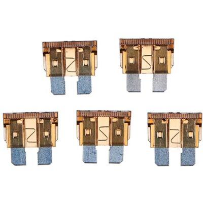 SIXTOL Lot de 100 fusibles à lame pour voiture, 7,5 A, 7,5 A, pour voiture, camping-car, moto SIXTOL Lot de 100 fusibles à lame pour voiture, 7,5 A, 7,5 A, pour voiture, camping-car, moto