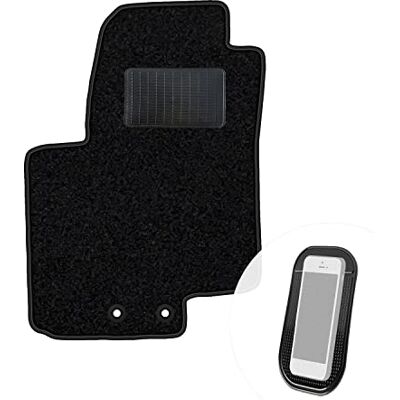 moto-MOLTICO Tapis de sol conducteur en velours pour voiture côté conducteur moto-MOLTICO Tapis de sol conducteur en velours pour voiture côté conducteur