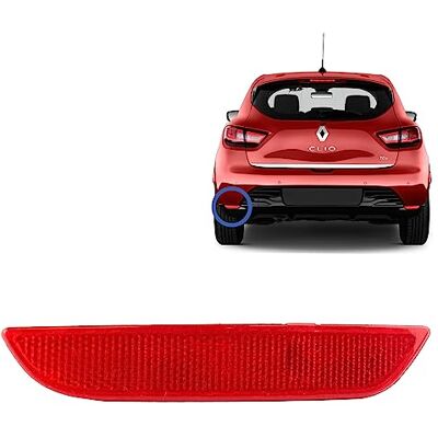 STARKIT PERFORMANCE Catadioptre compatible pour Clio 4 (2012-2020) RÉFLECTEUR ARRIÈRE GAUCHE Pare-chocs arrière 265659650R STARKIT PERFORMANCE Catadioptre compatible pour Clio 4 (2012-2020) RÉFLECTEUR ARRIÈRE GAUCHE Pare-chocs arrière 265659650R