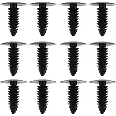 The Lord of the Tools Lot de 100 clips de garniture en plastique en forme de sapin pour trou de 7,5 mm, rivets de fixation pour pare-chocs de voiture, punaises de 17,5 mm, tête de 22,5 mm de hauteur The Lord of the Tools Lot de 100 clips de garniture en plastique en forme de sapin pour trou de 7,5 mm, rivets de fixation pour pare-chocs de voiture, punaises de 17,5 mm, tête de 22,5 mm de hauteur