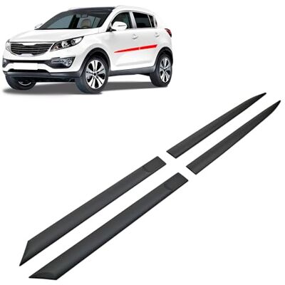 CHROMEMASTER Bandes de protection pour portes de voiture compatibles avec KIA Sportage III 2010-2015 Les barres latérales décoratives en plastique protègent la peinture et les portes du véhicule contre les rayures et les dommages CHROMEMASTER Bandes de protection pour portes de voiture compatibles avec KIA Sportage III 2010-2015 Les barres latérales décoratives en plastique protègent la peinture et les portes du véhicule contre les rayures et les dommages
