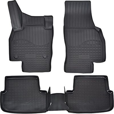J&J AUTOMOTIVE Norm Liners Tapis De Sol En Caoutchouc TPE Toutes Saisones Pour Arona depuis 2017, Bord Haut, Noir, Antidérapant, Toutes Saisons J&J AUTOMOTIVE Norm Liners Tapis De Sol En Caoutchouc TPE Toutes Saisones Pour Arona depuis 2017, Bord Haut, Noir, Antidérapant, Toutes Saisons