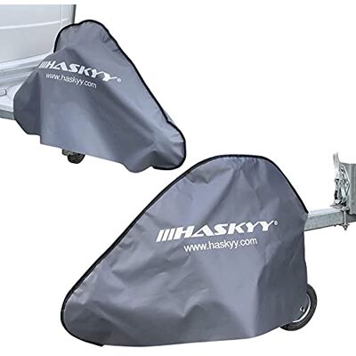 HASKYY Housse de Timon Remorques I 90 x 60 cm I Universelle Housse de Protection pour Caravanes I Couverture de remorquage Housse pour Tête d'attelage de Caravane Remorque HASKYY Housse de Timon Remorques I 90 x 60 cm I Universelle Housse de Protection pour Caravanes I Couverture de remorquage Housse pour Tête d'attelage de Caravane Remorque