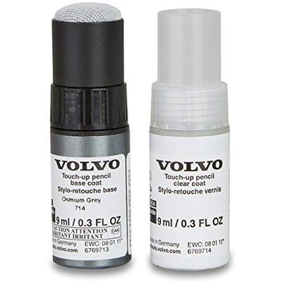 Volvo Osmium 31402303 Lot de stylos de retouche Gris 9 ml Volvo Osmium 31402303 Lot de stylos de retouche Gris 9 ml