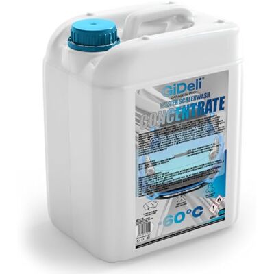 GiDeli Antigel concentré pour pare-brise 20 l Antigel -60 °C Eau de nettoyage pour protection contre le gel Nettoyant pour vitres d'hiver GiDeli Antigel concentré pour pare-brise 20 l Antigel -60 °C Eau de nettoyage pour protection contre le gel Nettoyant pour vitres d'hiver