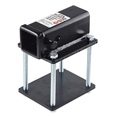 TOPTOW Récepteur d'attelage de pare-chocs de camping-car 63801 pour poutres de 10,2 cm à 11,4 cm, ouverture du récepteur de 5,1 cm, convient pour porte-vélos, porte-bagages de caravane TOPTOW Récepteur d'attelage de pare-chocs de camping-car 63801 pour poutres de 10,2 cm à 11,4 cm, ouverture du récepteur de 5,1 cm, convient pour porte-vélos, porte-bagages de caravane