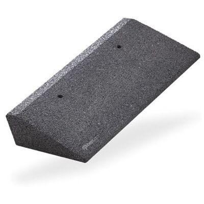 bepco Rampe de trottoir en fibre de caoutchouc (noire) rampe rampe de seuil avec rondelles de fixation (50 x 25 x 10 cm) bepco Rampe de trottoir en fibre de caoutchouc (noire) rampe rampe de seuil avec rondelles de fixation (50 x 25 x 10 cm)
