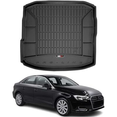 OMAC Tapis de Coffre 3D TPE Premium Compatible avec Audi A3 III – 8V Sedan 2013-2019 Bac de Protection de Coffre Intérieur antidérapant Revêtement de Coffre Bords Hauts pour Voiture Noir OMAC Tapis de Coffre 3D TPE Premium Compatible avec Audi A3 III – 8V Sedan 2013-2019 Bac de Protection de Coffre Intérieur antidérapant Revêtement de Coffre Bords Hauts pour Voiture Noir